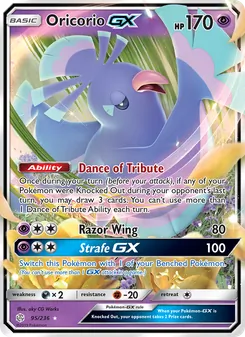 Kaart Oricorio GX