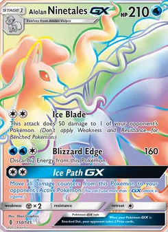 Kaart Alolan Ninetales GX
