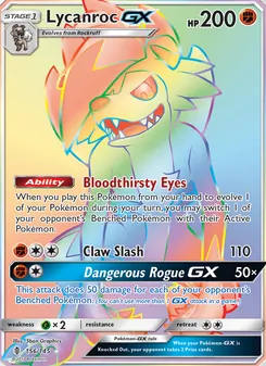 Kaart Lycanroc GX