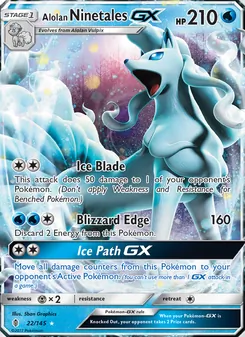 Kaart Alolan Ninetales GX