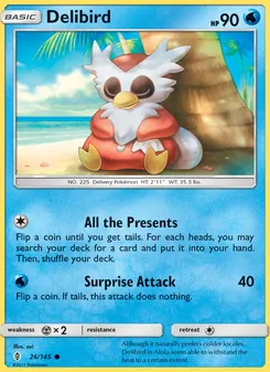 Kaart Delibird