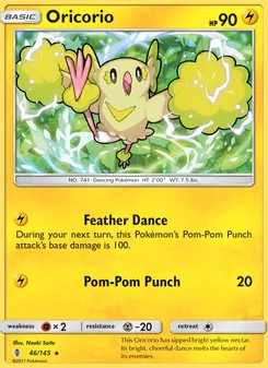 Kaart Oricorio