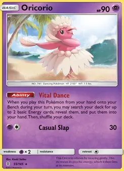 Kaart Oricorio