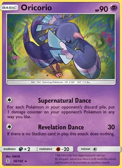 Kaart Oricorio