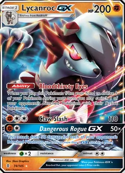 Kaart Lycanroc GX