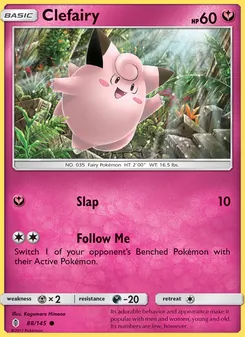Kaart Clefairy