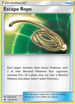 Kaart Escape Rope