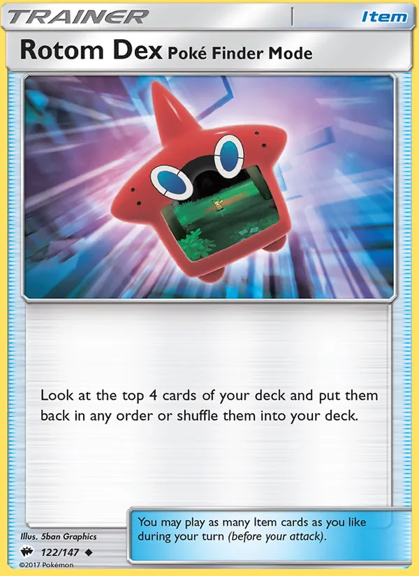 Pokémon-kaart Rotom Dex—Poké Finder Mode