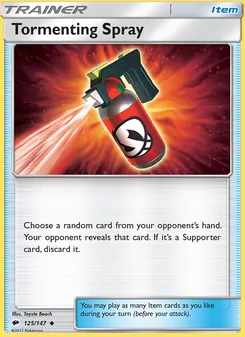 Kaart Tormenting Spray