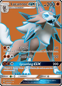 Kaart Lycanroc GX