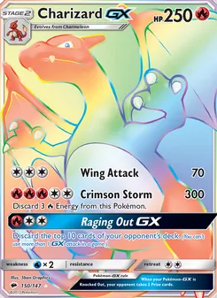 Kaart Charizard GX
