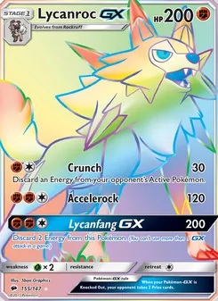 Kaart Lycanroc GX