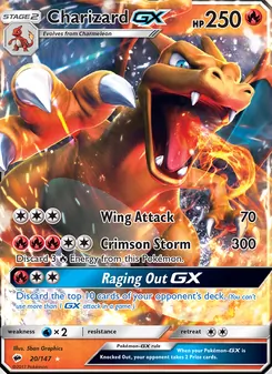 Kaart Charizard GX