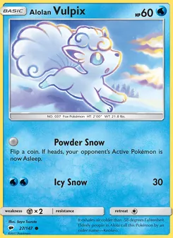 Kaart Alolan Vulpix