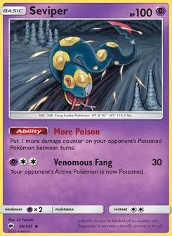 Kaart Seviper