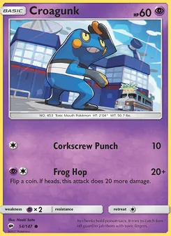 Kaart Croagunk