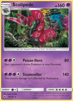 Kaart Scolipede