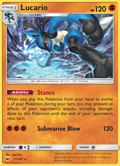 Kaart Lucario
