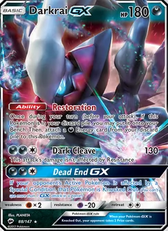 Kaart Darkrai GX