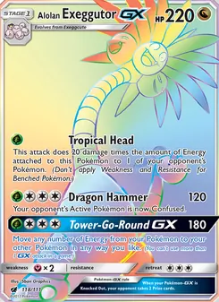 Kaart Alolan Exeggutor GX