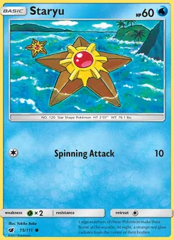 Kaart Staryu