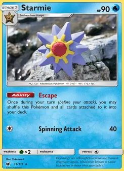 Kaart Starmie