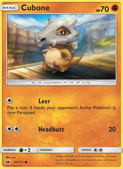 Kaart Cubone