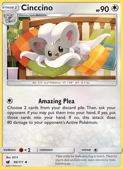 Kaart Cinccino