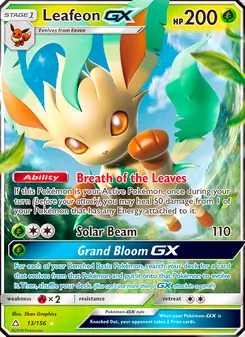Kaart Leafeon GX