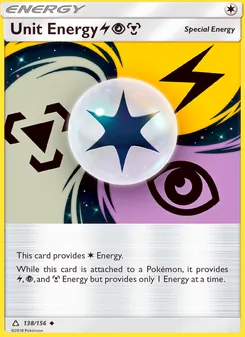 Kaart Unit Energy LightningPsychicMetal