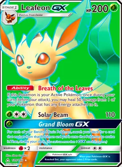 Kaart Leafeon GX