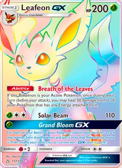 Kaart Leafeon GX