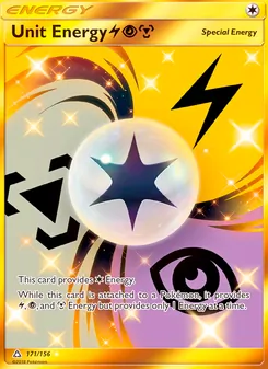Kaart Unit Energy LightningPsychicMetal