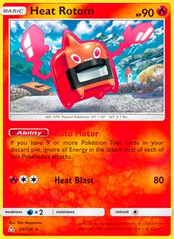Kaart Heat Rotom