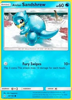 Kaart Alolan Sandshrew