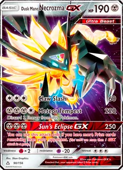 Kaart Dusk Mane Necrozma GX