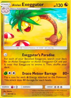 Kaart Alolan Exeggutor