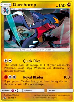 Kaart Garchomp