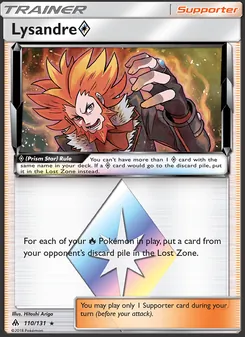 Kaart Lysandre ◇