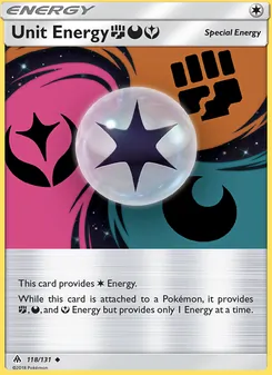 Kaart Unit Energy FightingDarknessFairy