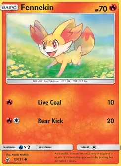 Kaart Fennekin