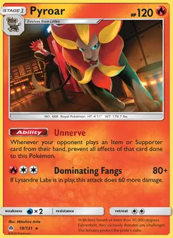 Kaart Pyroar