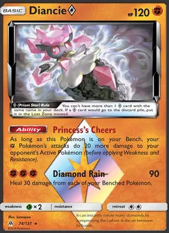 Kaart Diancie ◇
