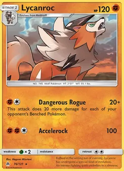 Kaart Lycanroc