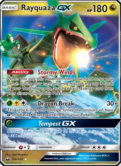 Kaart Rayquaza GX