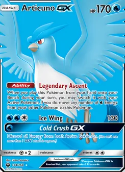 Kaart Articuno GX