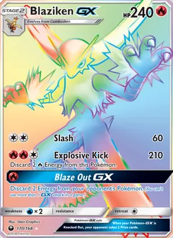 Kaart Blaziken GX