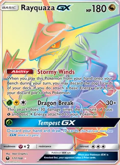 Kaart Rayquaza GX