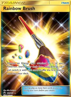 Kaart Rainbow Brush