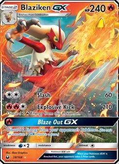 Kaart Blaziken GX